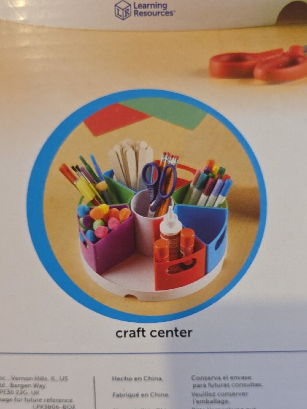 Learning Resources Create-a-Space Storage Center - Multicolor-12 Inches Across - Picture 4 of 10